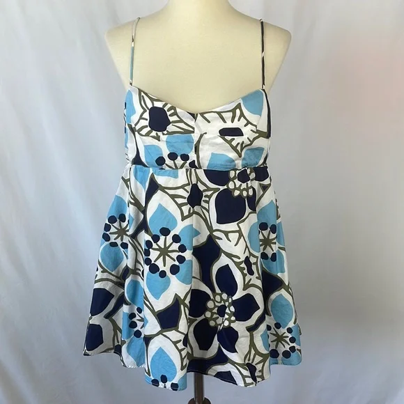 J. Crew Floral Camisole with Removable Empire Waist Tie - Size 8 - Picture 3 of 16